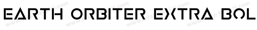 Earth Orbiter Extra Bold字体转换